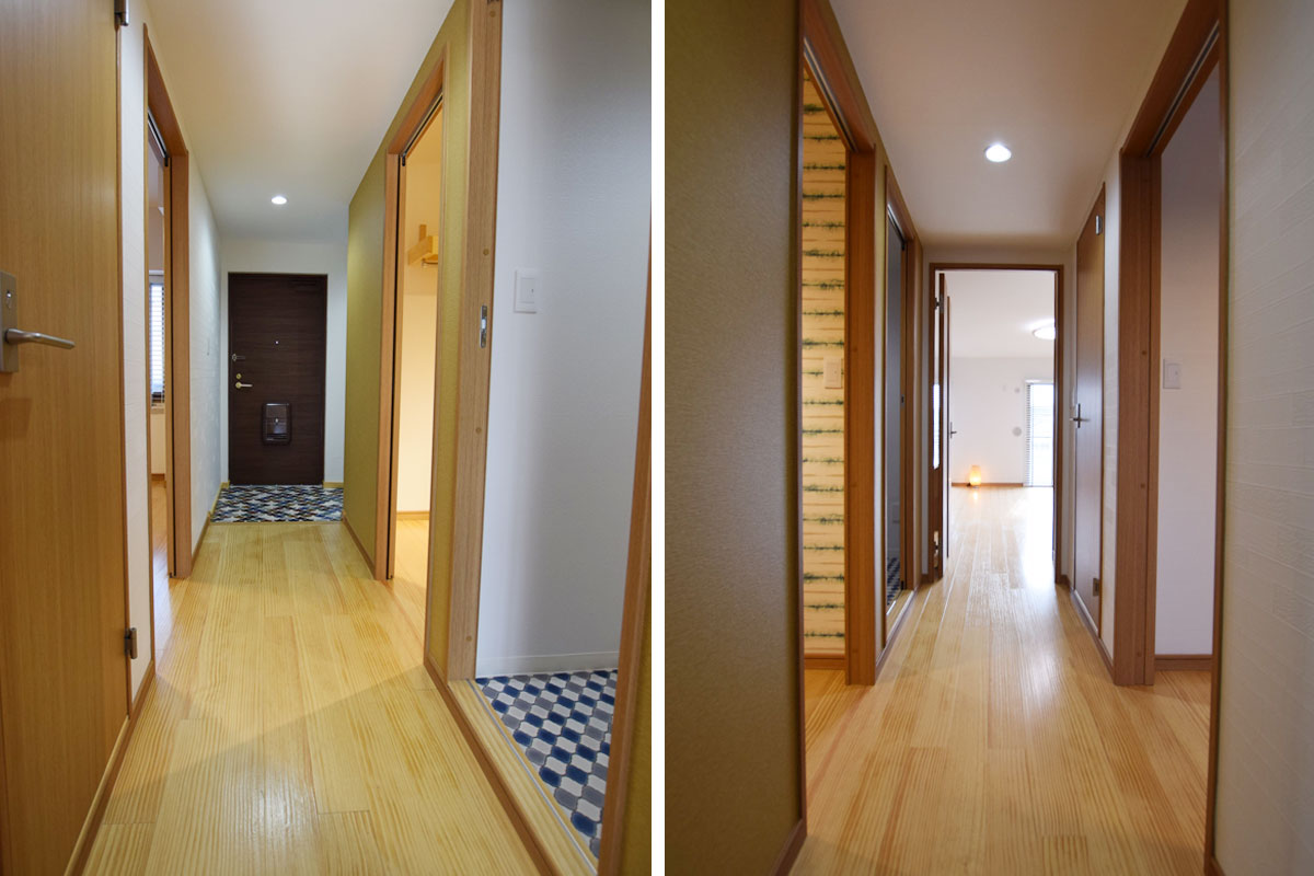 リノベーション事例 施工後 玄関・廊下