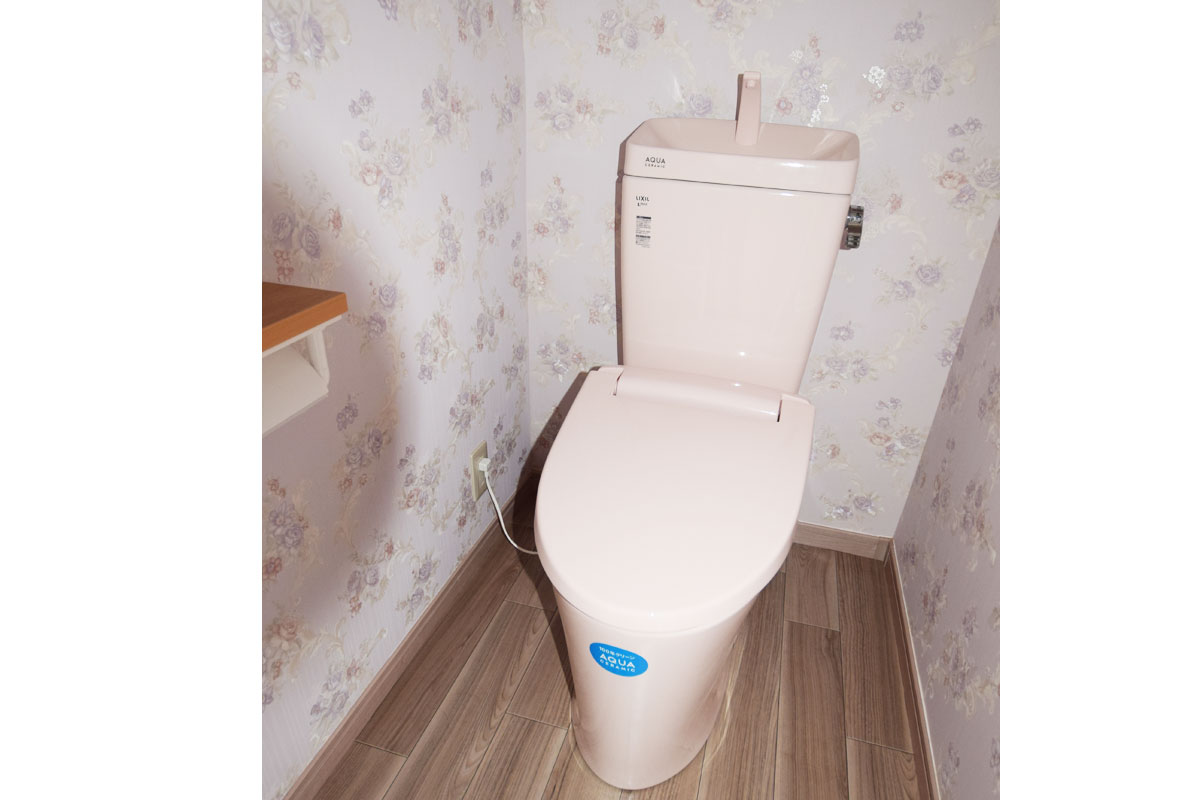 リノベーション事例　施工後　トイレ