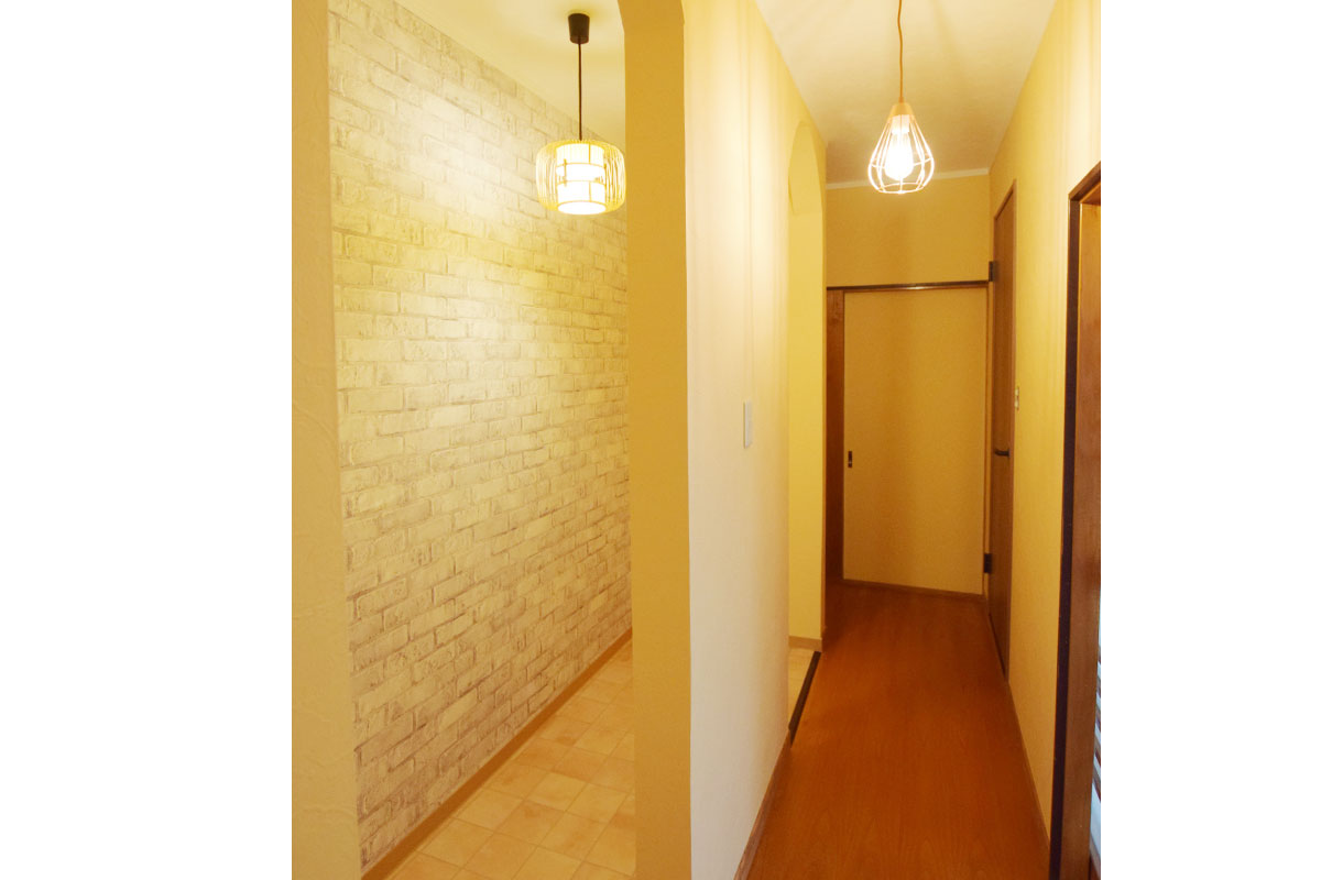 リノベーション事例　施工後　洗面所