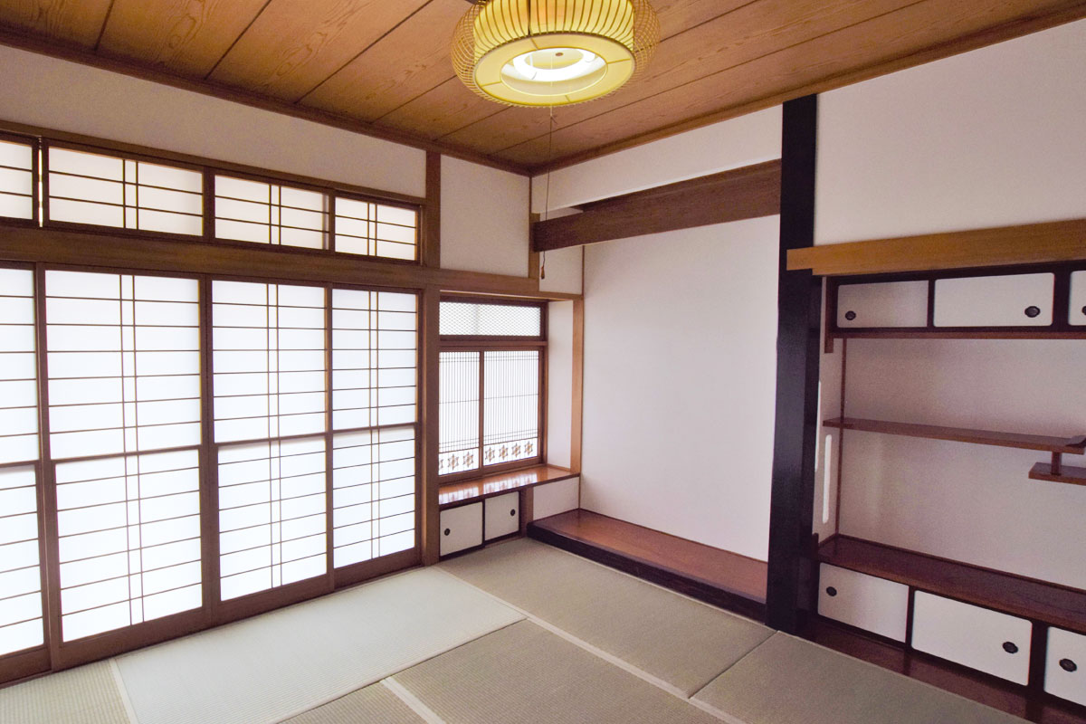 リノベーション事例　施工後　和室