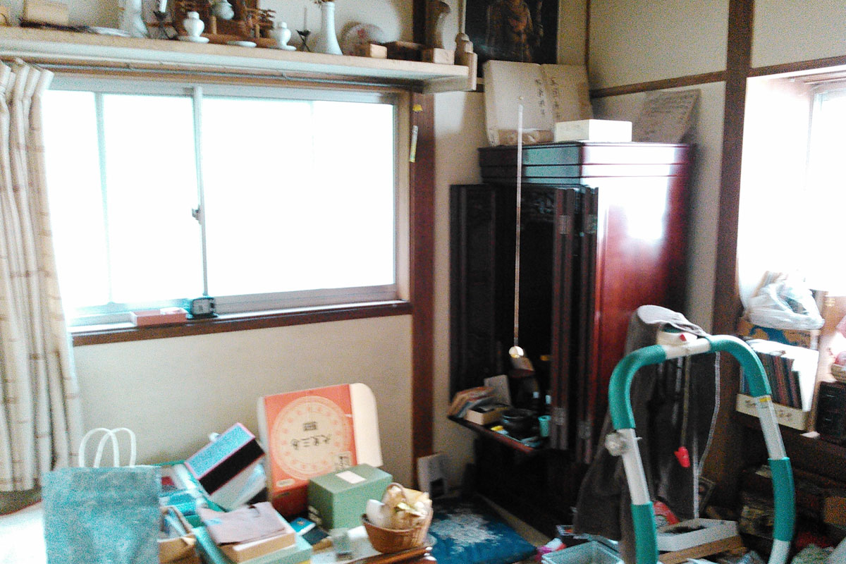 リノベーション事例　施工前　和室