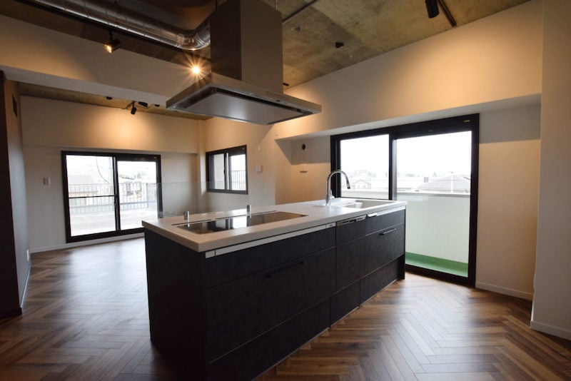 リノベーション事例　施工後　リビングダイニング